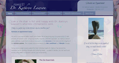 Desktop Screenshot of drkathrynwholisticdc.com